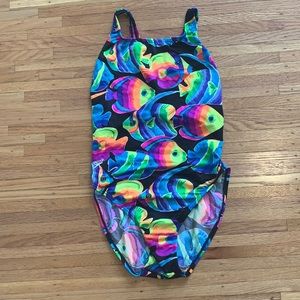 Bright colorful speedo!